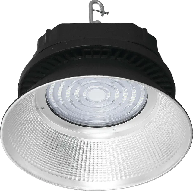 Sunjoylight SJGK908 LED high bay light — traditional type, die-cast aluminum housing, IP65, 100W–250W
