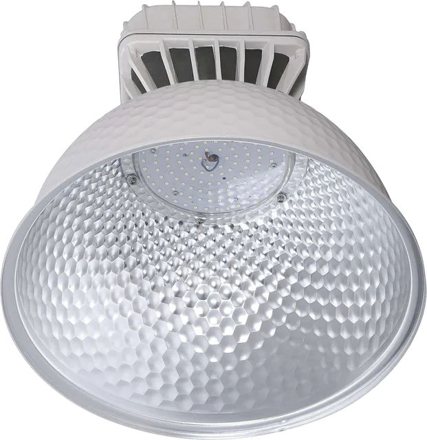 Sunjoylight SJGK909 LED high bay light — traditional type, die-cast aluminum housing, IP65, 120W–250W