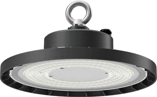 Sunjoylight SJGK912 LED high bay light — ufo type, die-cast aluminum housing, IP65, 100W–200W