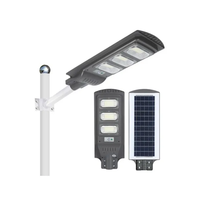 Sunjoylight SJLD111S solar street light — 30 – 150W, IP65 all-in-one off-grid LED roadway luminaire
