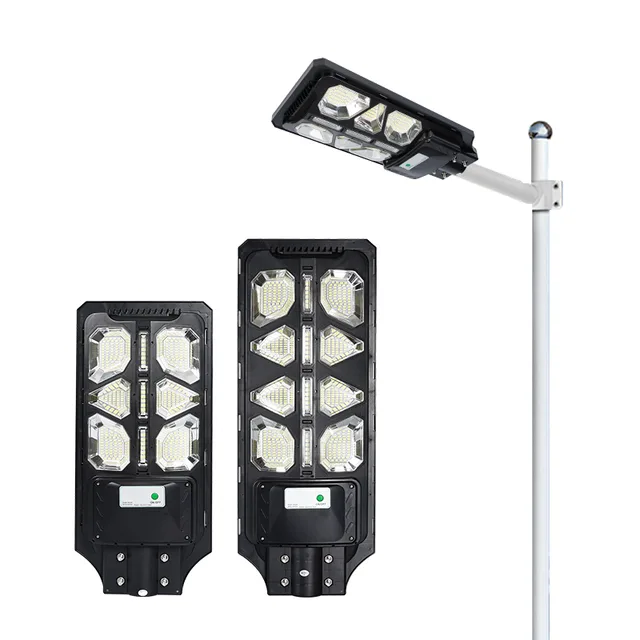 Sunjoylight SJLD112S solar street light — 120 – 200W, IP65 all-in-one off-grid LED roadway luminaire